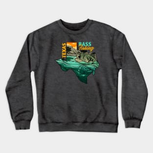 Texas bass fishing Crewneck Sweatshirt